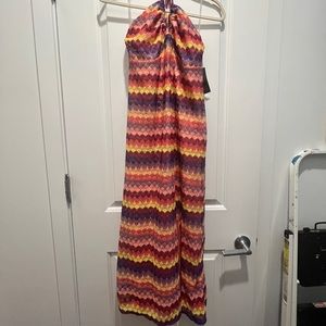 Size XL wild fable colorful halter midi dress